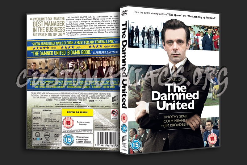 The Damned United dvd cover