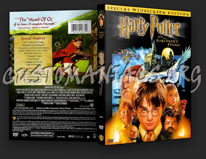 Harry Potter and the Sorcerer's Stone dvd cover