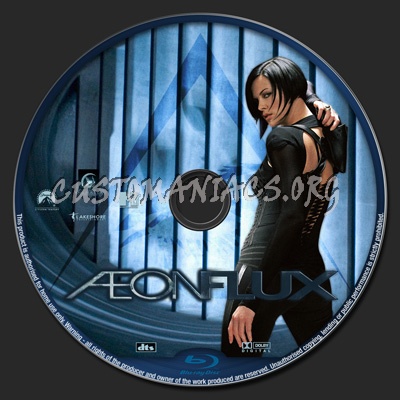 on Flux / Aeon Flux blu-ray label