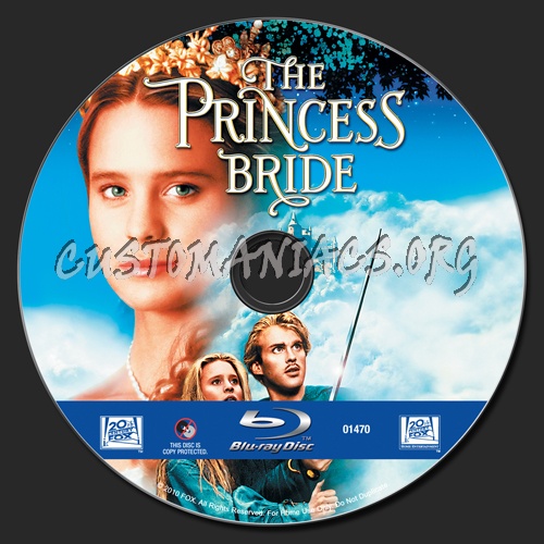 The Princess Bride blu-ray label