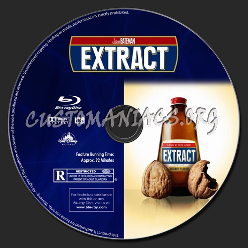 Extract blu-ray label