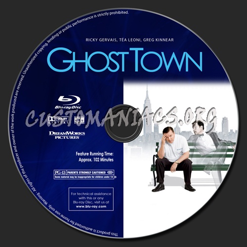 Ghost Town blu-ray label