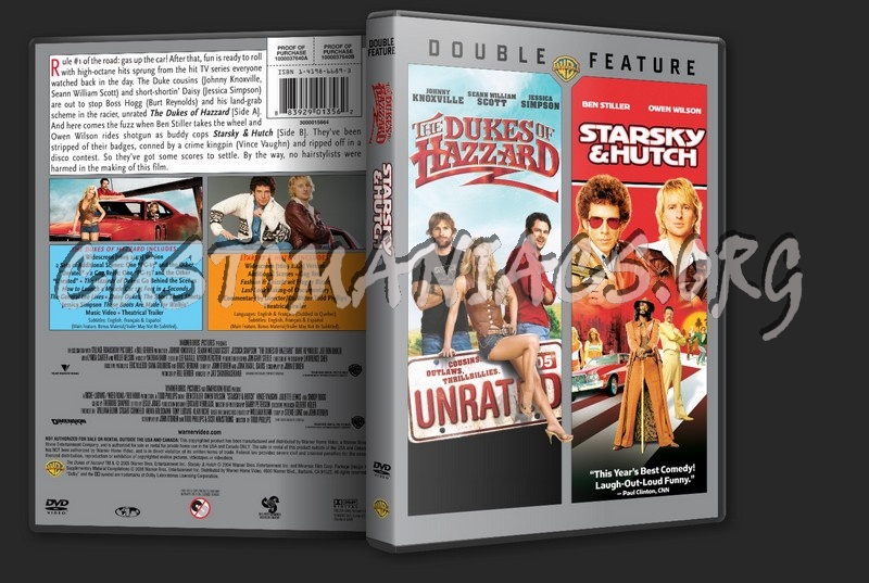 The Dukes of Hazzard / Starsky & Hutch dvd cover