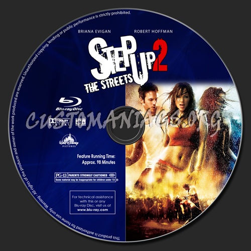 Step Up 2 The Streets blu-ray label