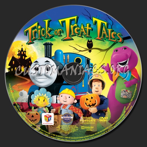 Trick or Treat Tales dvd label