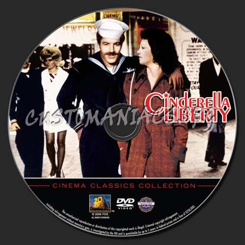 Cinderella Liberty dvd label