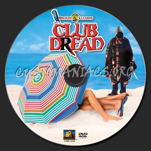 Club Dread dvd label