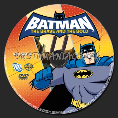 Batman: The Brave and the Bold Volume 2 dvd label