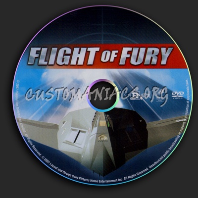 Flight Of Fury dvd label