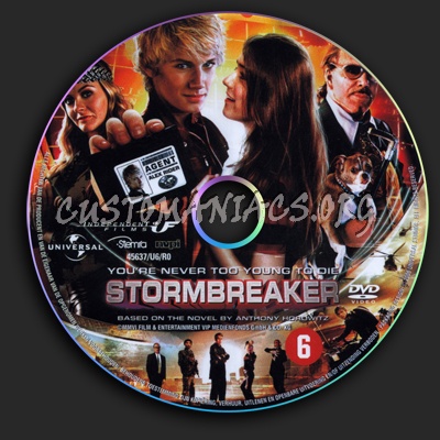 Stormbreaker dvd label