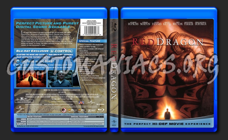 Red Dragon blu-ray cover