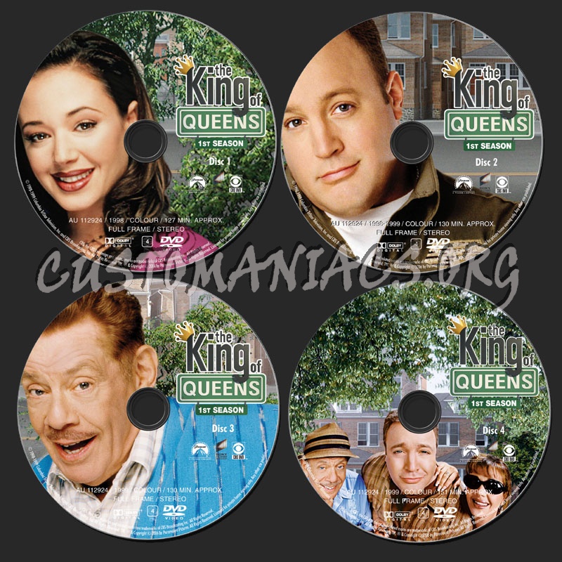 The King of Queens Season 1 dvd label - DVD Covers & Labels by