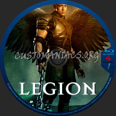 Legion blu-ray label