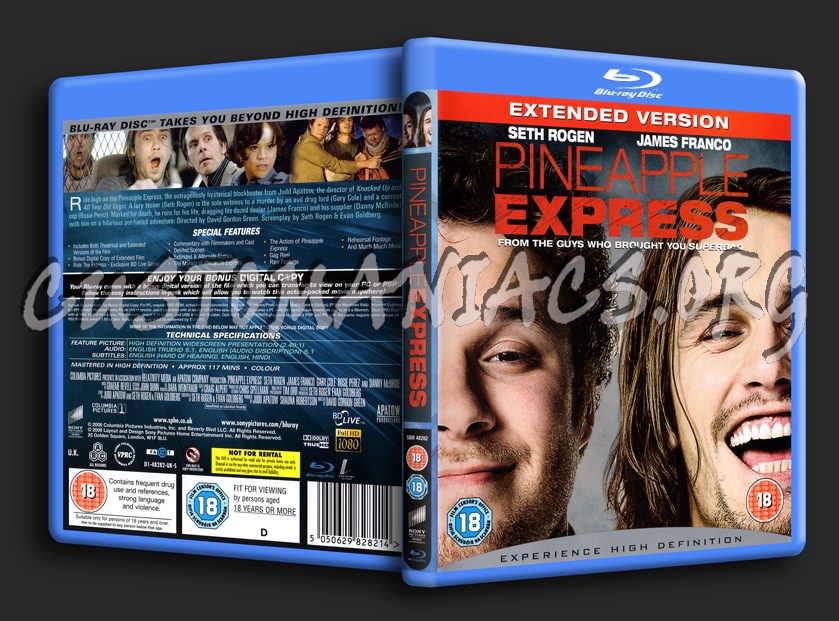 Pineapple Express blu-ray cover