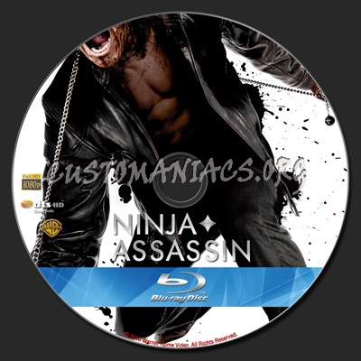 Ninja Assassin blu-ray label