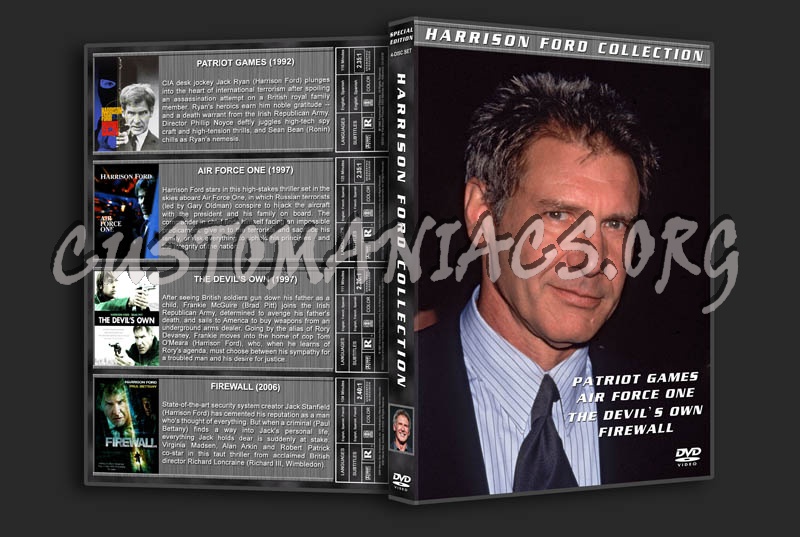 Harrison Ford Collection dvd cover