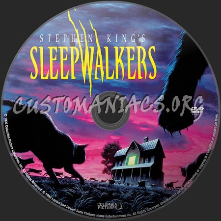 Sleepwalkers dvd label