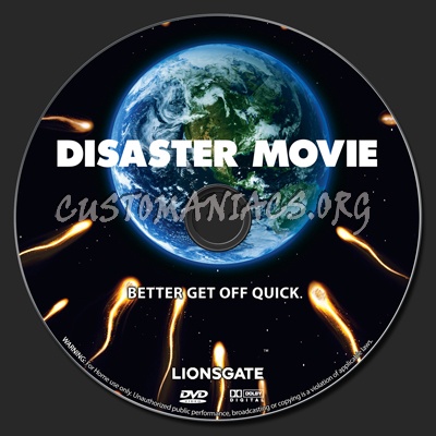 Disaster Movie dvd label