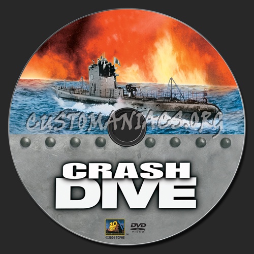 Crash Dive dvd label