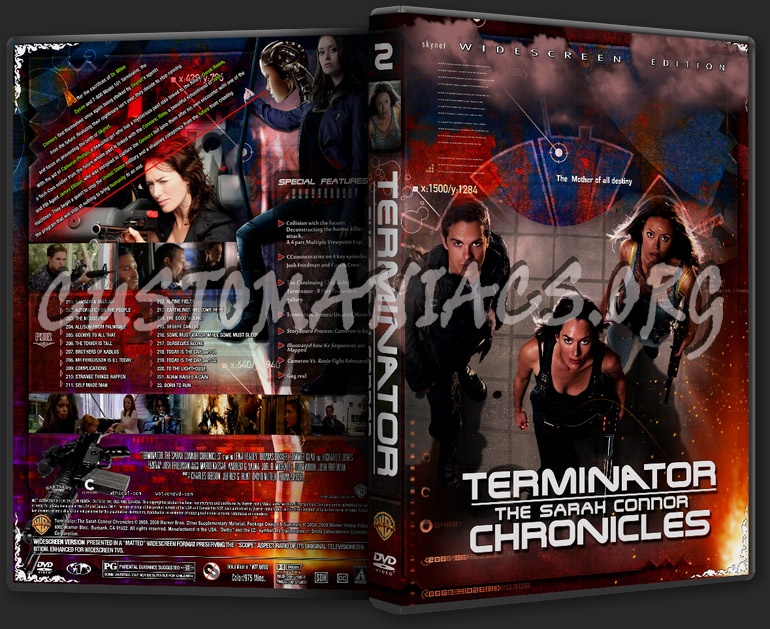 The Sarah Connor Chronicles dvd cover