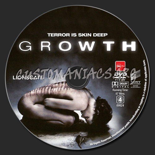 Growth dvd label