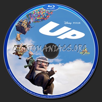 Up dvd label