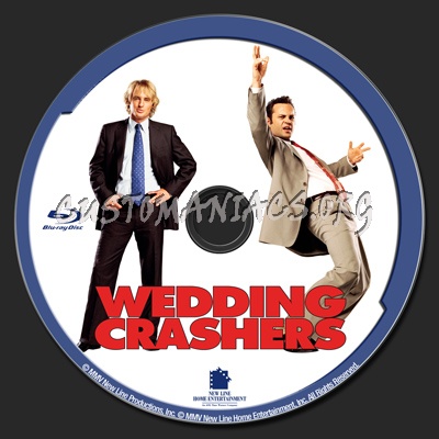 Wedding Crashers blu-ray label