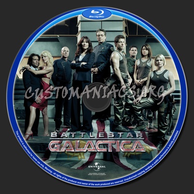 Battlestar Galactica The Plan blu-ray label