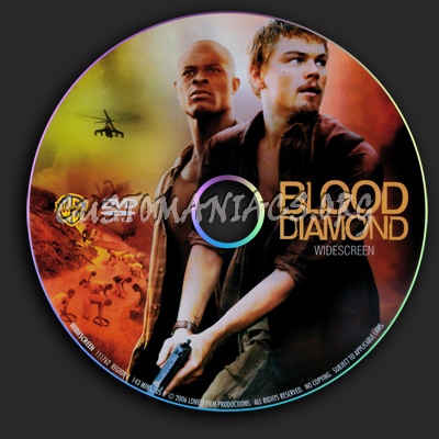 Blood Diamond dvd label