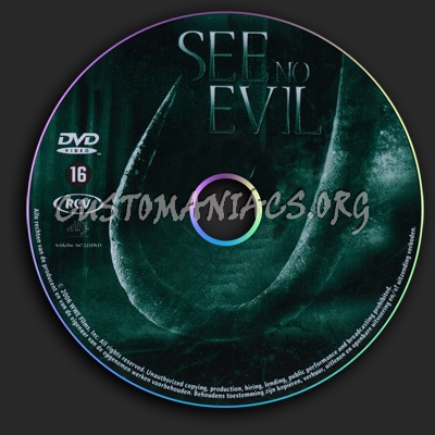 See No Evil dvd label