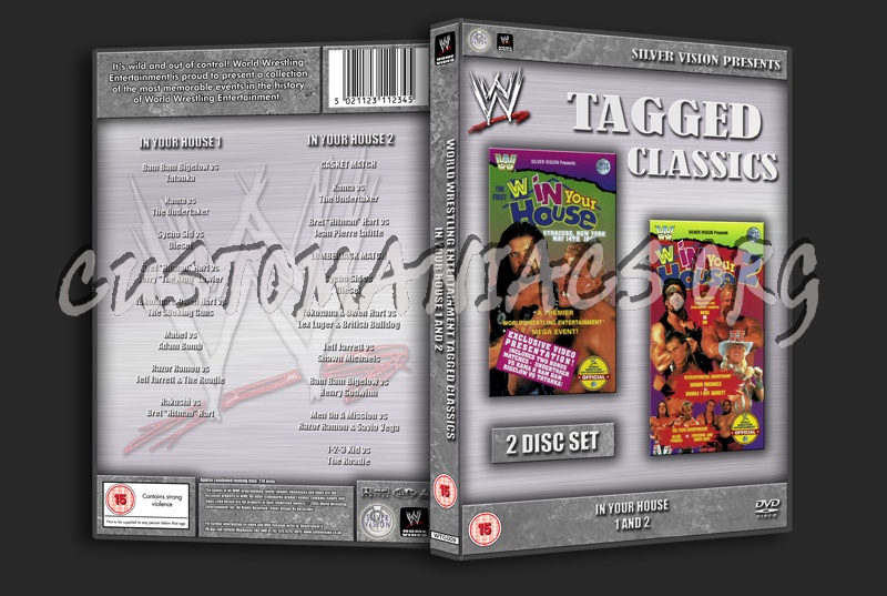 WWE Tagged Classics - In Your House 1 &amp;amp;amp; 2 dvd cover