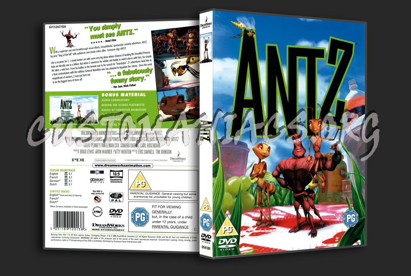 Antz dvd cover