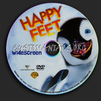 Happy Feet dvd label