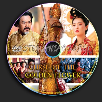 Curse Of The Golden Flower dvd label