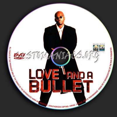 Love and a Bullet dvd label