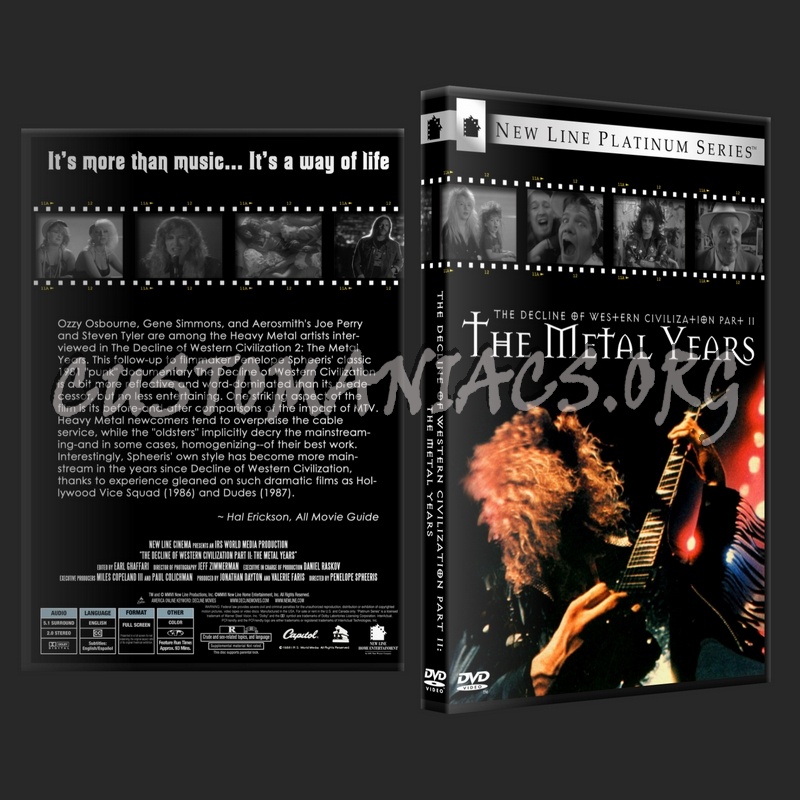 The Decline of Western Cvilization 1 & 2 dvd cover