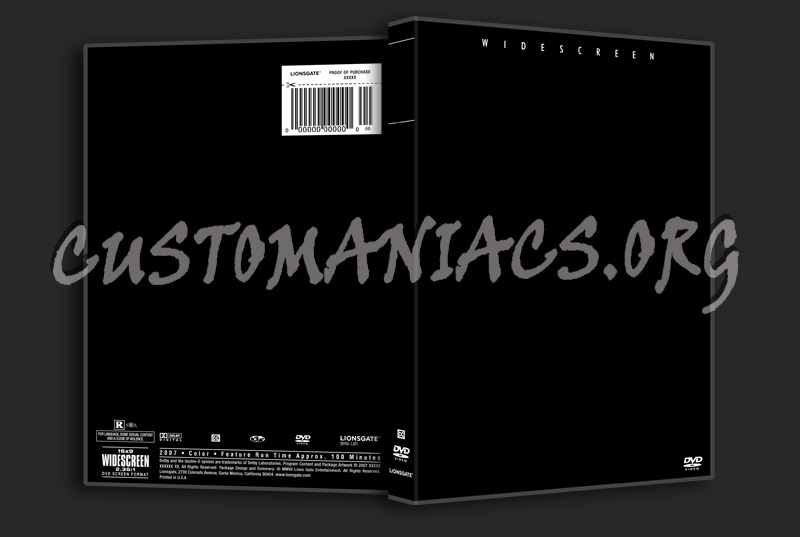 Lionsgate Template dvd label