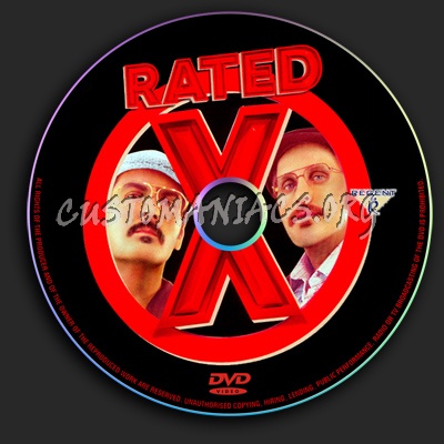 Rated X dvd label