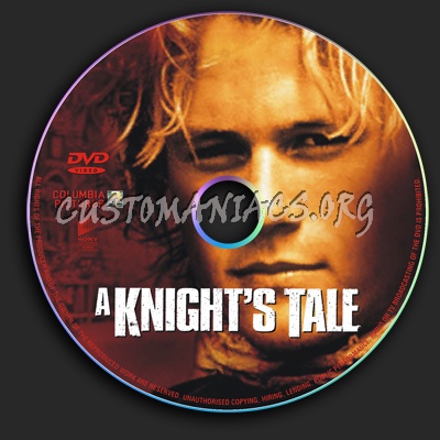 A Knight's Tale dvd label