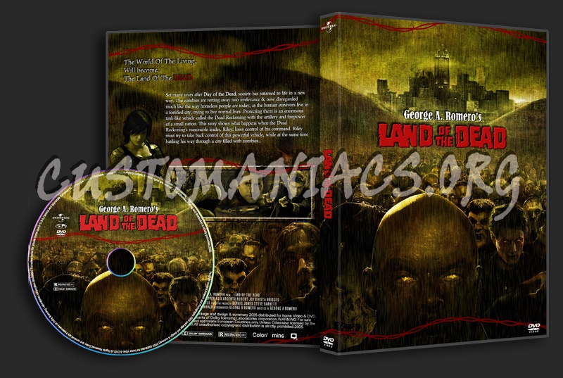 Land Of The Dead dvd cover