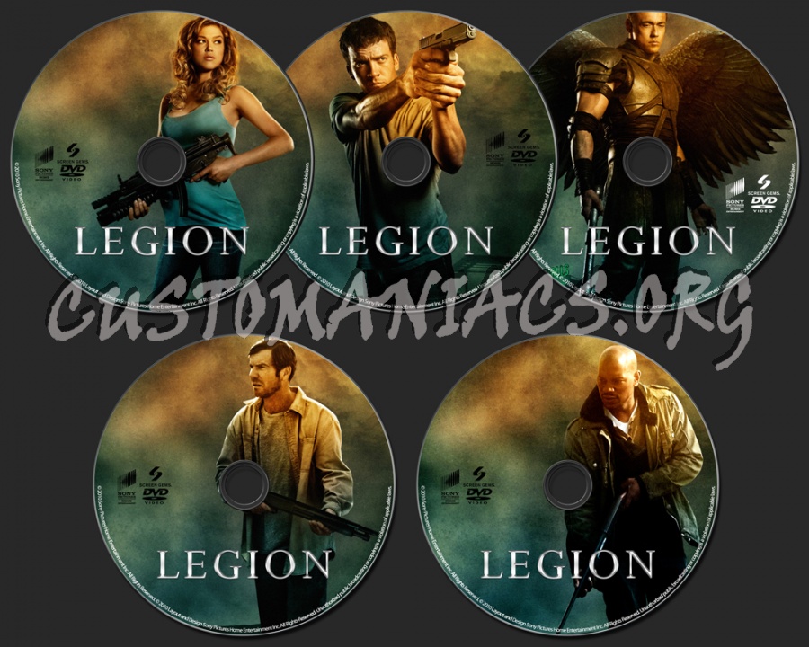 Legion dvd label