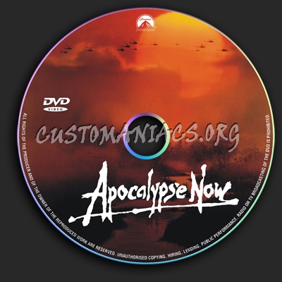 Apocalipse Now dvd label