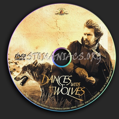 Dances with Wolves dvd label