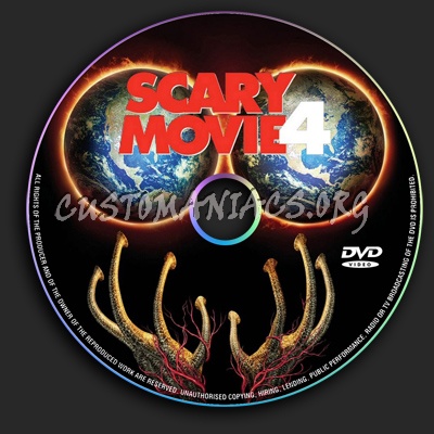 Scary Movie Four dvd label