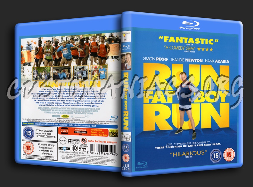 Run Fat Boy Run blu-ray cover