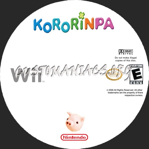 Kororinpa dvd label