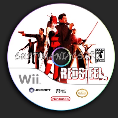 Red Steel dvd label