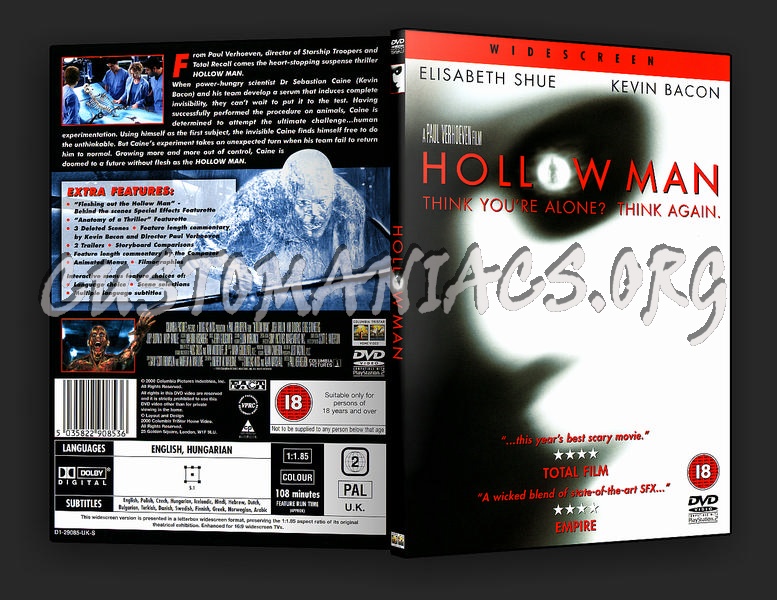 Hollow Man - DVD Covers & Labels by Customaniacs, id: 13651 free ...