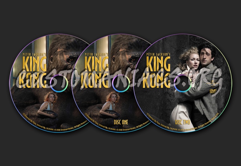 King Kong dvd label