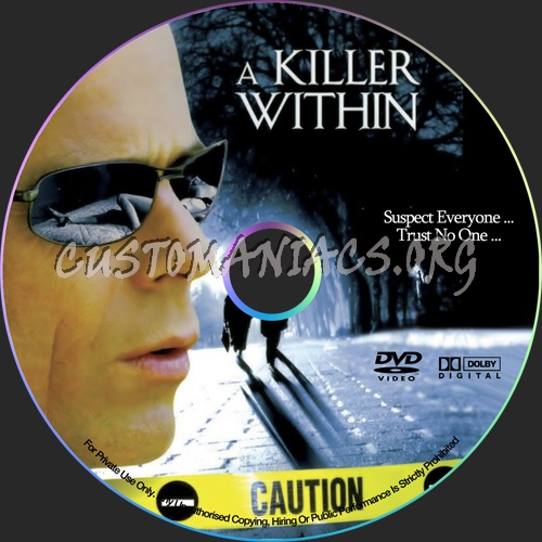 A Killer Within dvd label